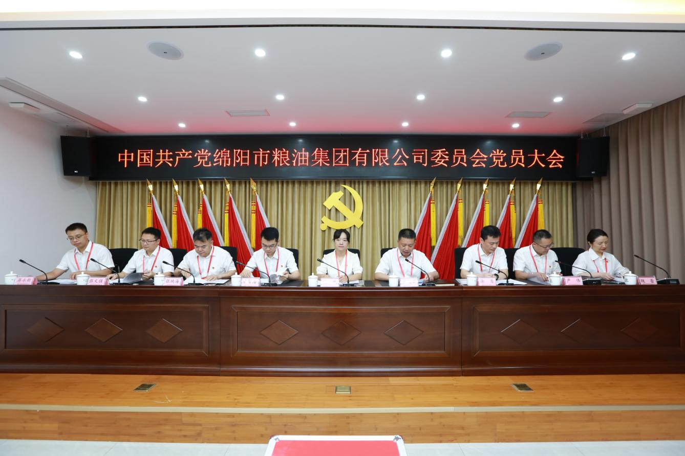 担当新使命，踔厉再向前——市粮油集团党委圆满完成“两委”换届选举工作